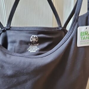 Gaiam Black Sports Bra Tank